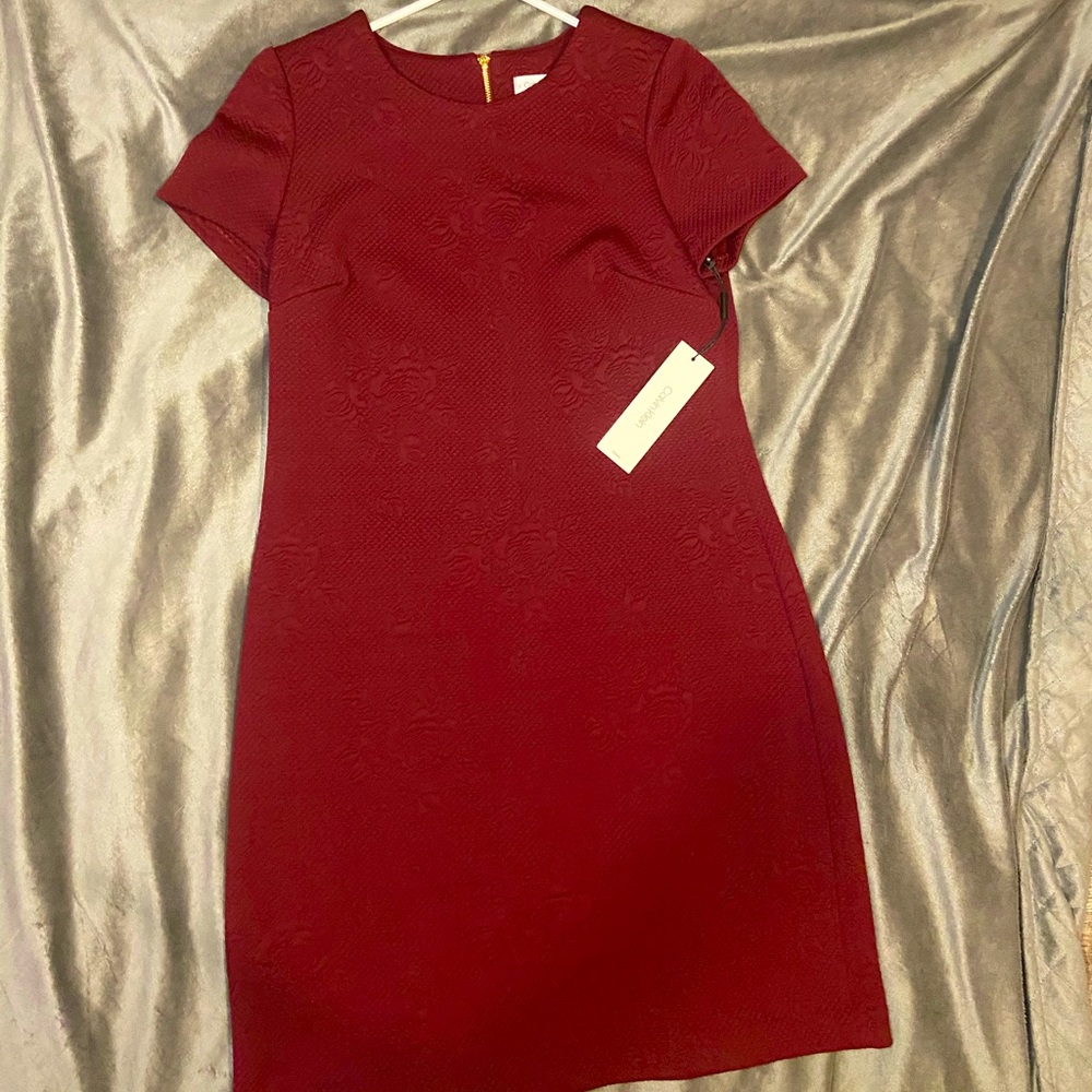 NWT Calvin Klein Red Dress Size 6